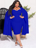 Evening Dress Chic and Elegant Plus Size