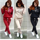 Pullover Hoodies Jogging Pants 2 Pc