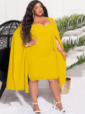 Evening Dress Chic and Elegant Plus Size