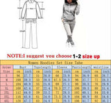 Pullover Hoodies Jogging Pants 2 Pc