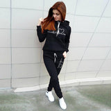 Pullover Hoodies Jogging Pants 2 Pc