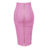 Bandage High Waist Slim Skirt-PS