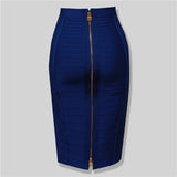 Bandage High Waist Slim Skirt-PS