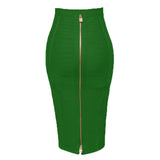 Bandage High Waist Slim Skirt-PS