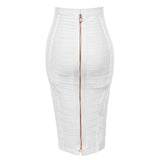 Bandage High Waist Slim Skirt-PS