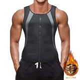 Men Compression Workout Tank Top Vest with Zipper