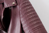 Motorcycle Faux Leather Jacket