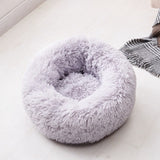 Fleece Plush Round Pet Bed