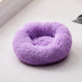 Fleece Plush Round Pet Bed