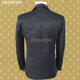 Sequin Slim Blazers Suit Jacket-Men