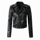 Faux Leather Bomber Motorcycle Jackets