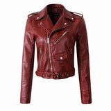 Faux Leather Bomber Motorcycle Jackets