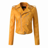 Faux Leather Bomber Motorcycle Jackets