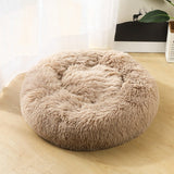 Fleece Plush Round Pet Bed