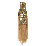 2pc Beaded Shoulder Badge Collar Fringe Accessories