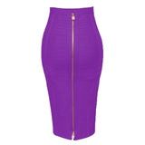 Bandage High Waist Slim Skirt-PS