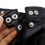 Back Zipper Pet Leather Jacket