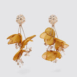 Ztech Metal Fringed Drop Earrings