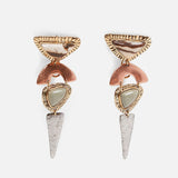 Ztech Metal Fringed Drop Earrings