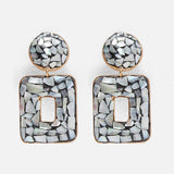 Ztech Metal Fringed Drop Earrings