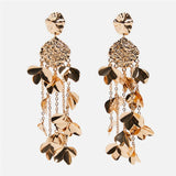 Ztech Metal Fringed Drop Earrings