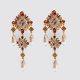 Ztech Metal Fringed Drop Earrings