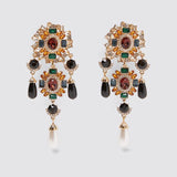 Ztech Metal Fringed Drop Earrings