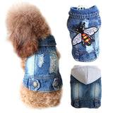 XS-2XL Denim Pet Jacket