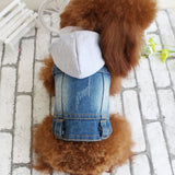 XS-2XL Denim Pet Jacket