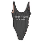 THICK THIGHS SAVE LIVES 1pc Swimsuit- 3XL