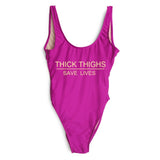 THICK THIGHS SAVE LIVES 1pc Swimsuit- MD