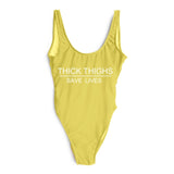 THICK THIGHS SAVE LIVES 1pc Swimsuit- 2XL