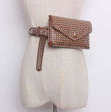 Rivets Waist Fanny Pack