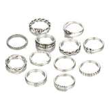 12pc Midi Finger Ring Set