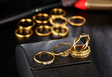 12pc Midi Finger Ring Set