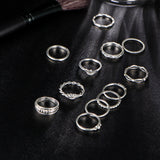 12pc Midi Finger Ring Set