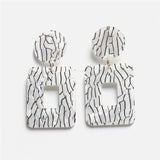 Ztech Metal Fringed Drop Earrings