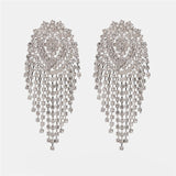 Ztech Metal Fringed Drop Earrings