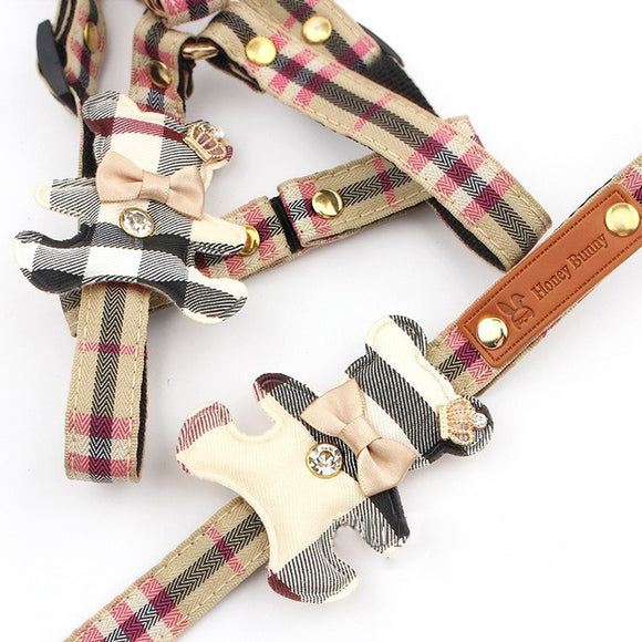 Teddy Collar Pet Harness Leash