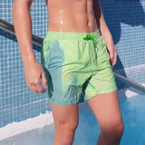 Men Color-Changing Swimming  Trunks