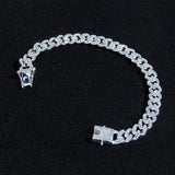 Cuban Link Chain Iced Out Anklet Bracelet-  Foot Jewelry