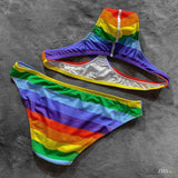 Mens Rainbow Color Mini Briefs