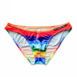 Mens Rainbow Color Mini Briefs