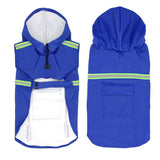 S-5XL Pets Raincoats Reflective Waterproof Jacket