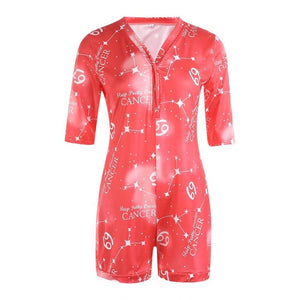 Zodiac Long Sleeve Bodycon Pajama