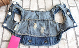 XS-2XL Denim Pet Jacket