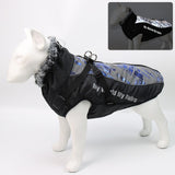 Large Pet Waterproof Fur Collar Coat