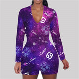 Zodiac Long Sleeve Bodycon Pajama