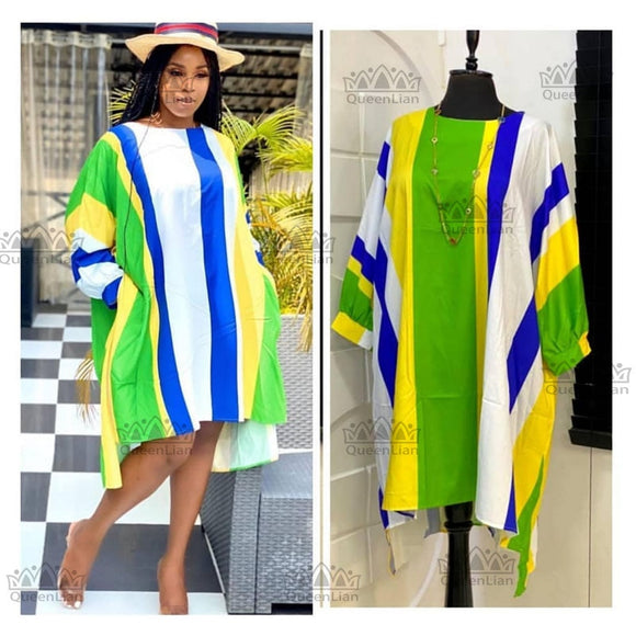 Dashiki Long Sleeve Dress