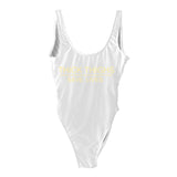 THICK THIGHS SAVE LIVES 1pc Swimsuit- LG